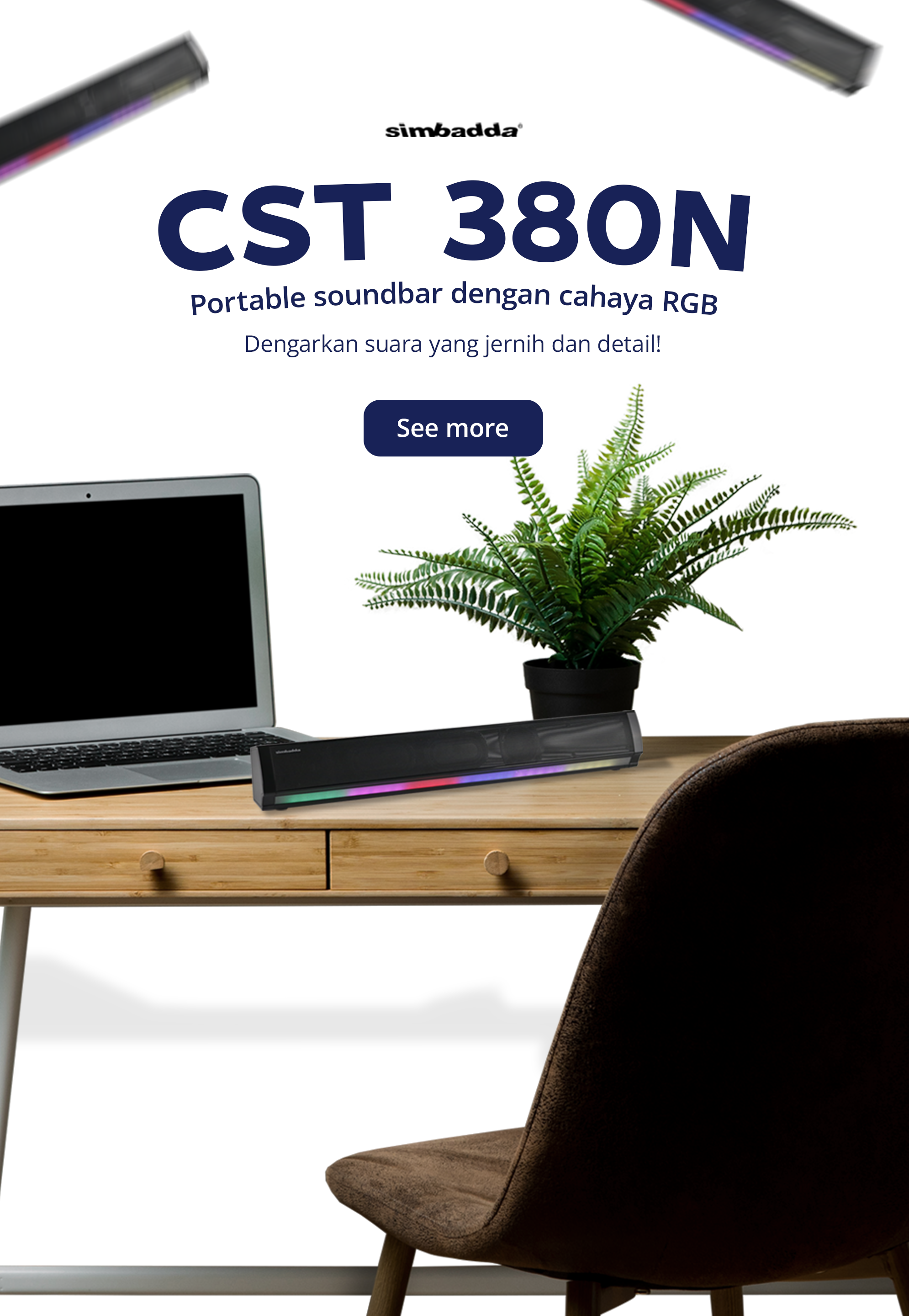 Mobile Web - Homepage Banner - Portable Soundbar CST 380N